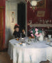 La Table du petit-déjeuner - John Singer Sargent — näkymä teoksesta