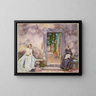 John Singer Sargent - The Garden Wall.webp