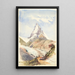 Matterhorn - John Singer Sargent — kehystetty taideteos seinällä