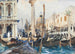La Piazzetta gondoleilla - John Singer Sargent — näkymä teoksesta