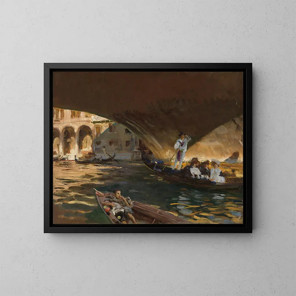 Le Rialto - John Singer Sargent — kehystetty taideteos seinällä