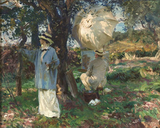 Les croqueurs - John Singer Sargent — näkymä teoksesta