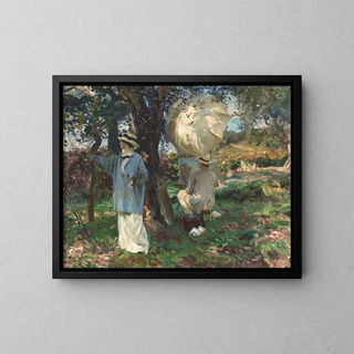 Les croqueurs - John Singer Sargent — kehystetty taideteos seinällä