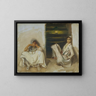 Kaksi arabinaista - John Singer Sargent — kehystetty taideteos seinällä