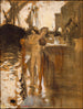 Kaksi uimataiteilijaa seisoo rannalla - John Singer Sargent — näkymä teoksesta