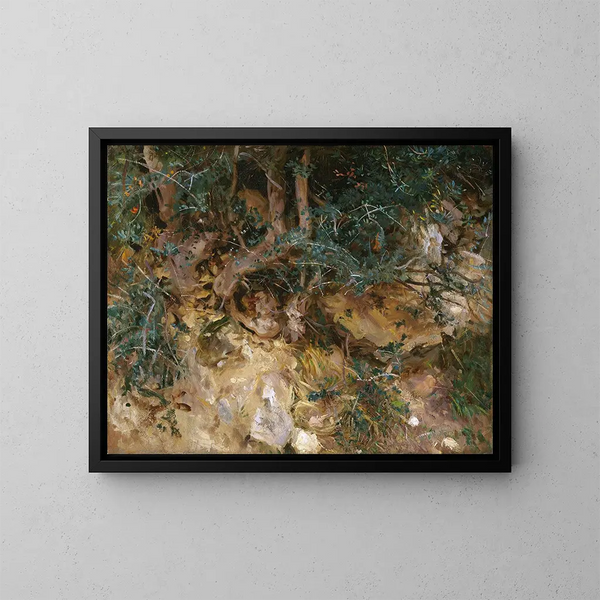 John Singer Sargent - ValdemosaMajorca  Thistles and Herbage on a Hillside.webp