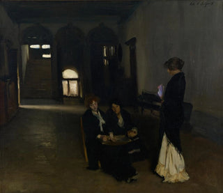 Filateurs de perles vénitiennes - John Singer Sargent — näkymä teoksesta