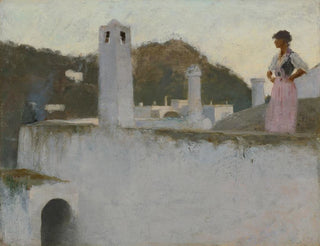 Capri-näkymä - John Singer Sargent — näkymä teoksesta