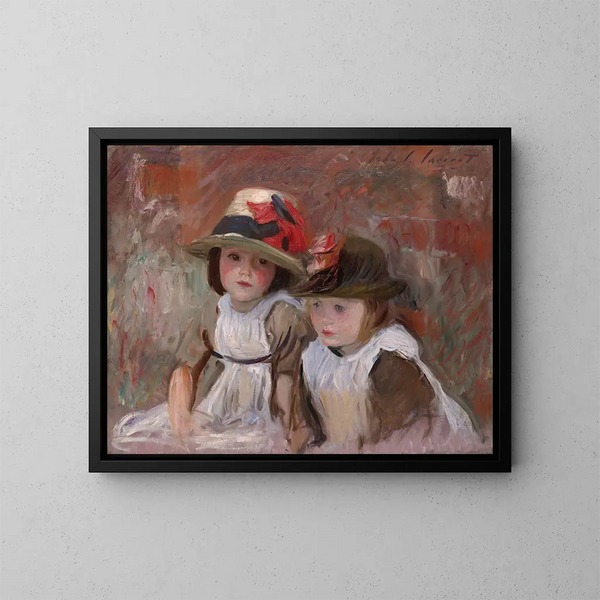 Lasten kylästä - John Singer Sargent — kehystetty taideteos seinällä