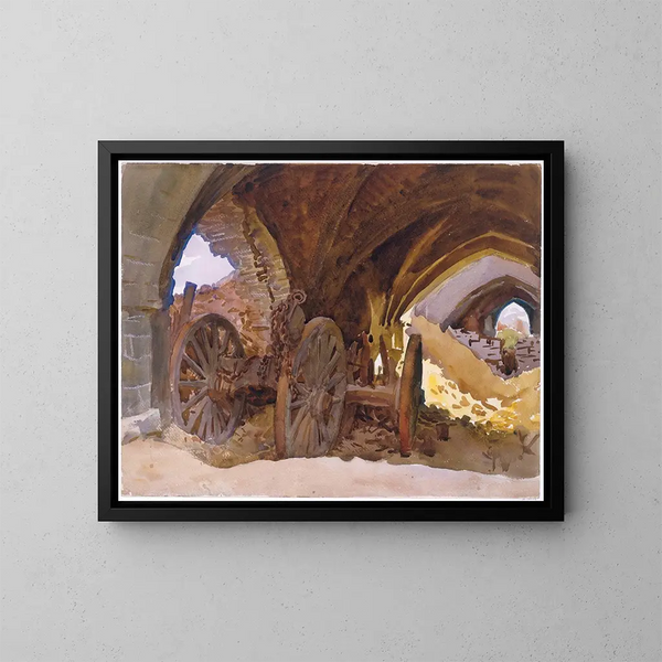 Roues dans la voûte - John Singer Sargent — kehystetty taideteos seinällä