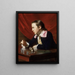Un garçon avec un écureuil volant Henry Pelham - John Singleton Copley — kehystetty taideteos seinällä