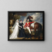 Colonel William Fitch ja hänen sisarensa Sarah ja Ann Fitch - John Singleton Copley — kehystetty taideteos seinällä