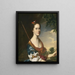 Elizabeth Gray Otis Mme Samuel Alleyne Otis - John Singleton Copley — kehystetty taideteos seinällä