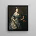 Hannah Loring - John Singleton Copley — kehystetty taideteos seinällä