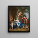 Mars, Vénus et Vulcain, La Forge de Vulcain - John Singleton Copley — kehystetty taideteos seinällä