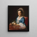 Mme John Winthrop - John Singleton Copley — kehystetty taideteos seinällä
