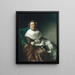 Mme Sylvanus Bourne - John Singleton Copley — kehystetty taideteos seinällä