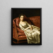 Portrait d'une dame - John Singleton Copley — kehystetty taideteos seinällä