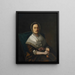 Portrait de Mme Ebenezer Austin - John Singleton Copley — kehystetty taideteos seinällä