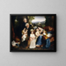 La famille Copley - John Singleton Copley — kehystetty taideteos seinällä