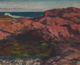 Iltapäivä Red Rocks - John Sloan — näkymä teoksesta