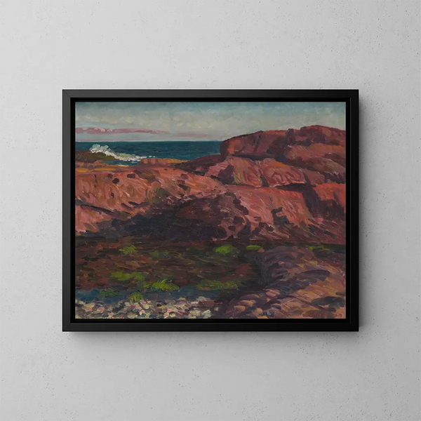 Iltapäivä Red Rocks - John Sloan — kehystetty taideteos seinällä