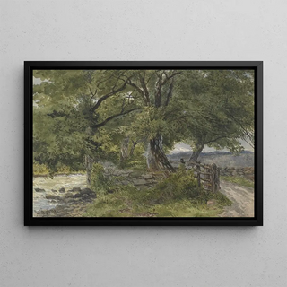 John Steeple - Lane by river BettwsYCoed North Wales.webp