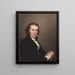 Dr Lemuel Hopkins - John Trumbull — kehystetty taideteos seinällä