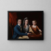 Jonathan Trumbull Jr Mme Trumbull Eunice Backus ja Faith Trumbull - John Trumbull — kehystetty taideteos seinällä