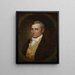 Portrait d'un homme - John Trumbull — kehystetty taideteos seinällä