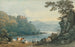 Château de Berry Pomeroy Devon - John Varley — näkymä teoksesta