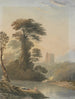 Vue de Capriccio sur la Tamise près de Windsor - John Varley — näkymä teoksesta