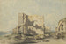 Abbaye de Lindisfarne Holy Islandin, Northumberlandin maalaus - John Varley — näkymä teoksesta