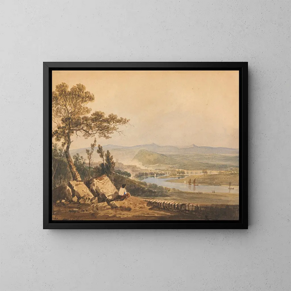 Ludlow, Shropshire - John Varley — kehystetty taideteos seinällä