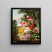 Nature morte florale - John Wainwright — kehystetty taideteos seinällä