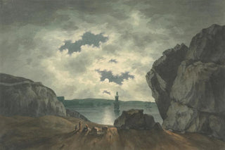 John Warwick Smith - Bay Scene in Moonlight.webp