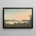 Le Lac Windermere Calgarthista Belle Island kanssa - John Warwick Smith — kehystetty taideteos seinällä