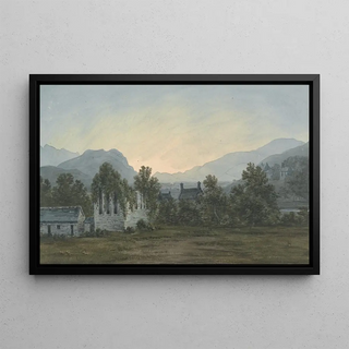 John Warwick Smith - The Ruins of Cymer Abbey on the Mawddach River.webp