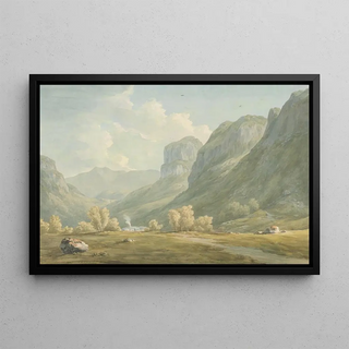 John Warwick Smith - Village of Stonethwaite and Eagle Cragg Borrowdale.webp