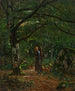 Dans les bois de Fontainebleau Forêt de Fontainebleau - John Washington Love — näkymä teoksesta