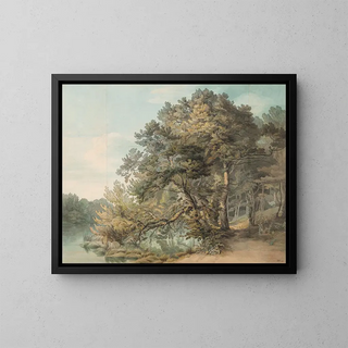Peamore Devon - John White Abbott — kehystetty taideteos seinällä