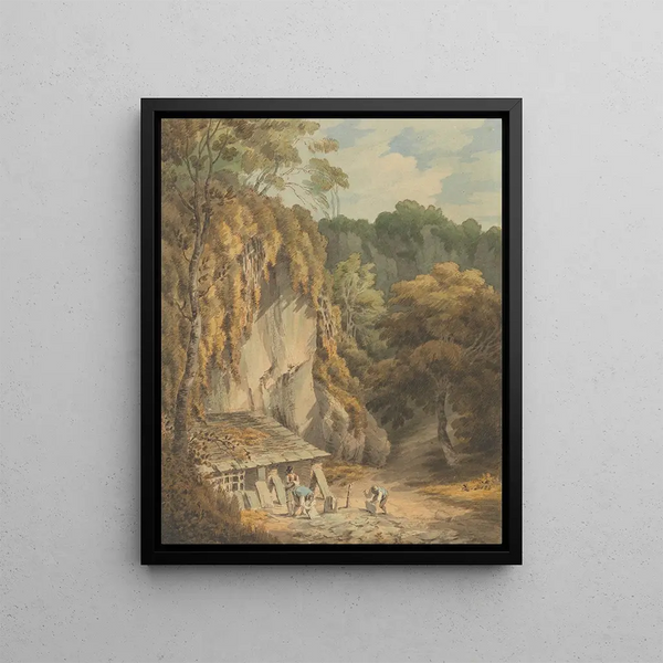 John White Abbott - Slate Quarry at Widecombe Devon.webp