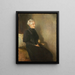 Isabella Guthrie McCosh 1817-1909 - John White Alexander — kehystetty taideteos seinällä