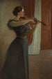Kathleen Cowanin muotokuva - John White Alexander — näkymä teoksesta