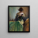 Étude en noir et vert - John White Alexander — kehystetty taideteos seinällä