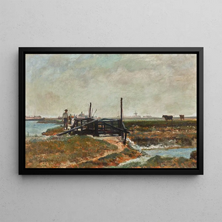 John William Buxton Knight - On The Marshes.webp