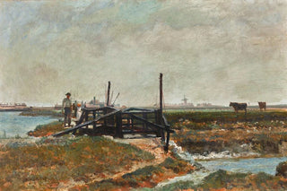 John William Buxton Knight - On The Marshes.webp
