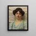 Carine - John William Godward — kehystetty taideteos seinällä