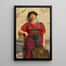 Eurypyle - John William Godward — kehystetty taideteos seinällä