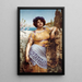 Ionialainen tanssija - John William Godward — kehystetty taideteos seinällä